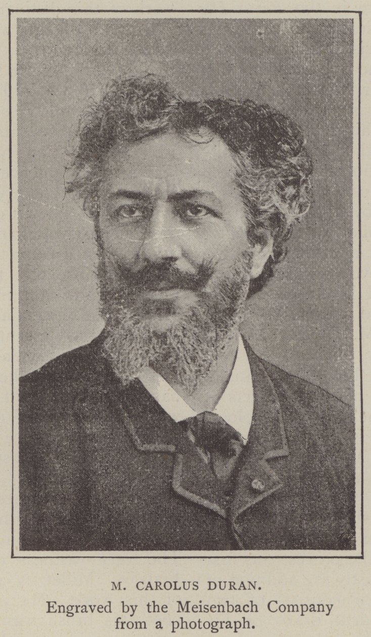 M Carolus Duran (Gravur) von English School