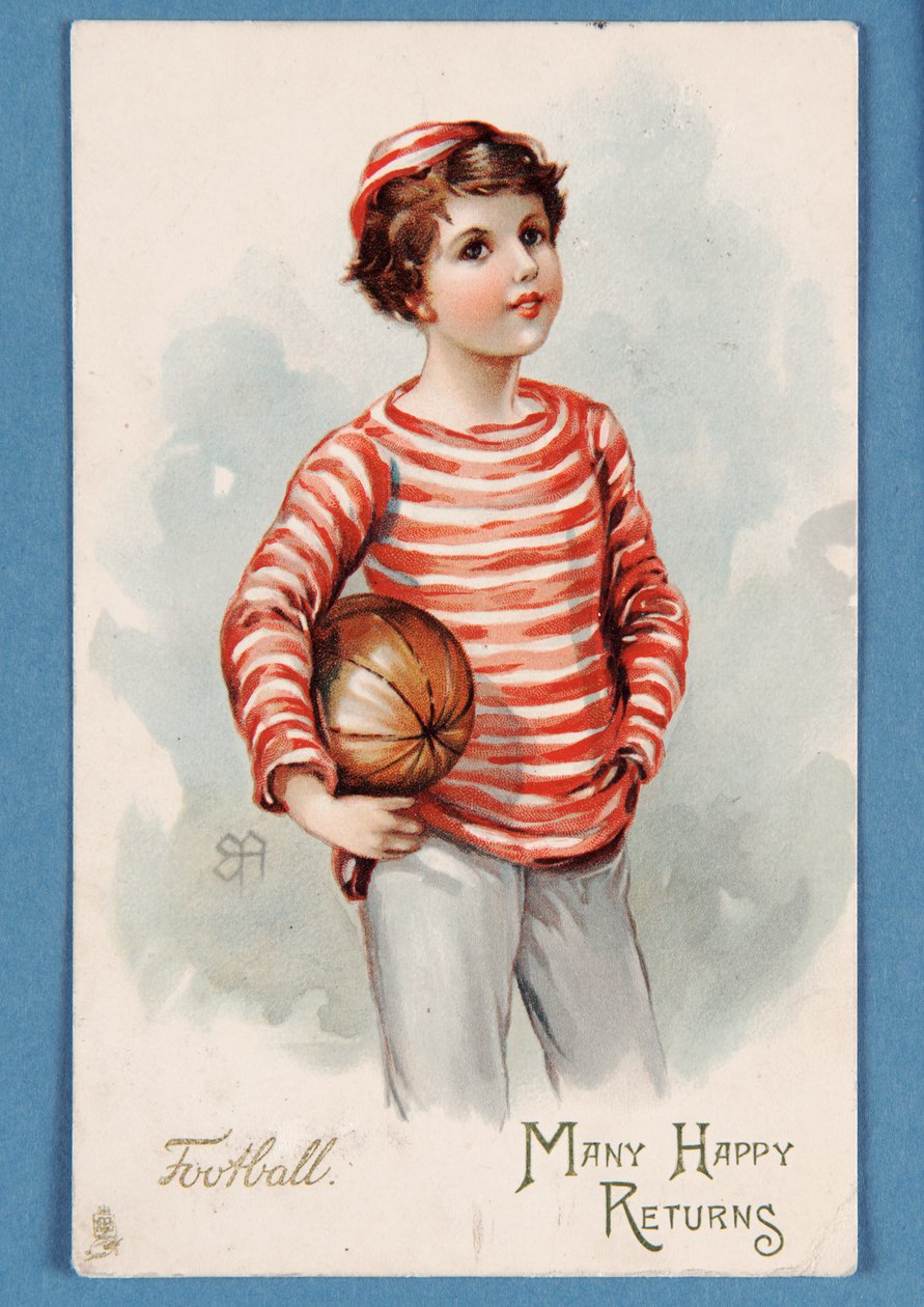 Herzlichen Glückwunsch, Geburtstagskarte, 1909 von English School