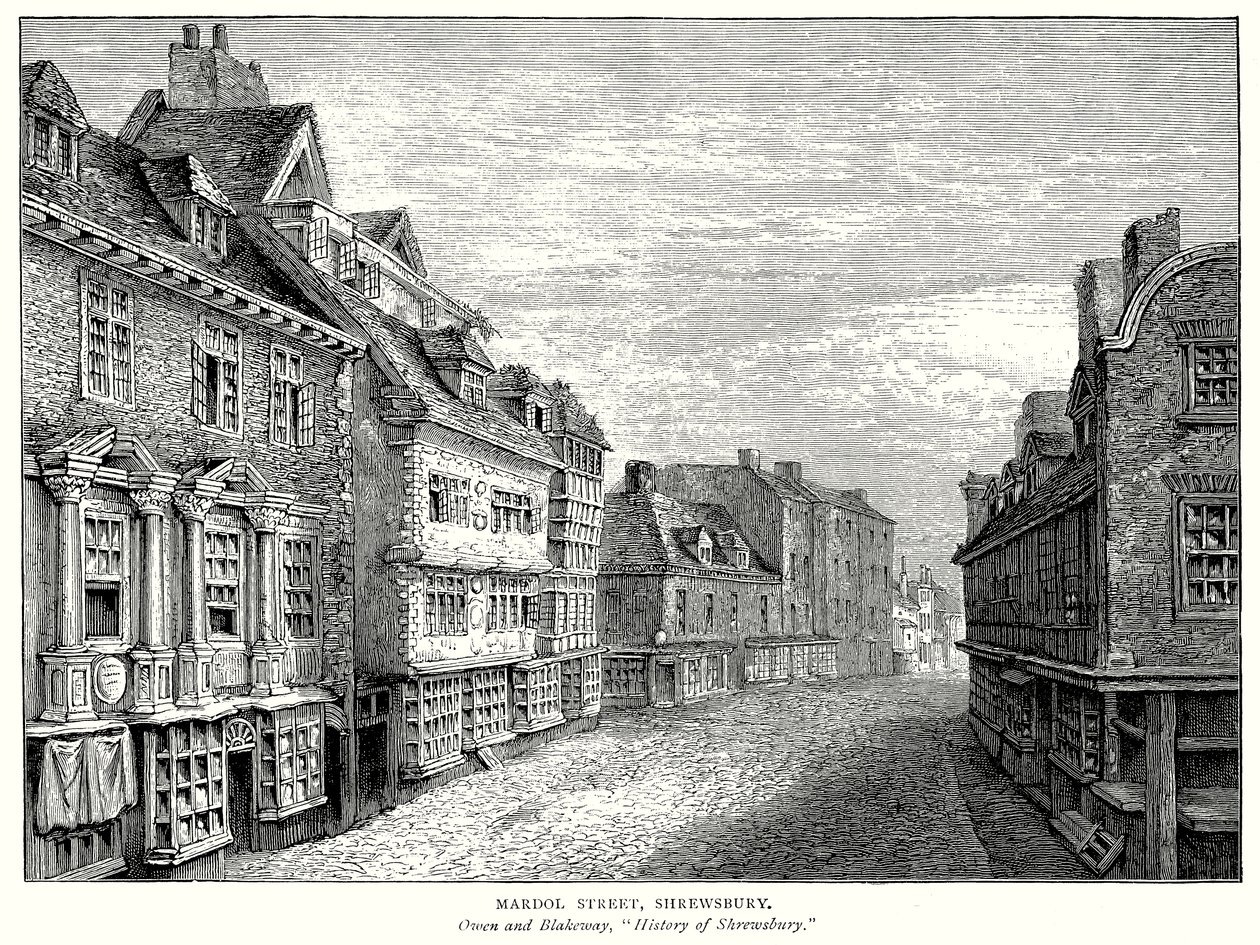 Mardol Straße, Shrewsbury von English School