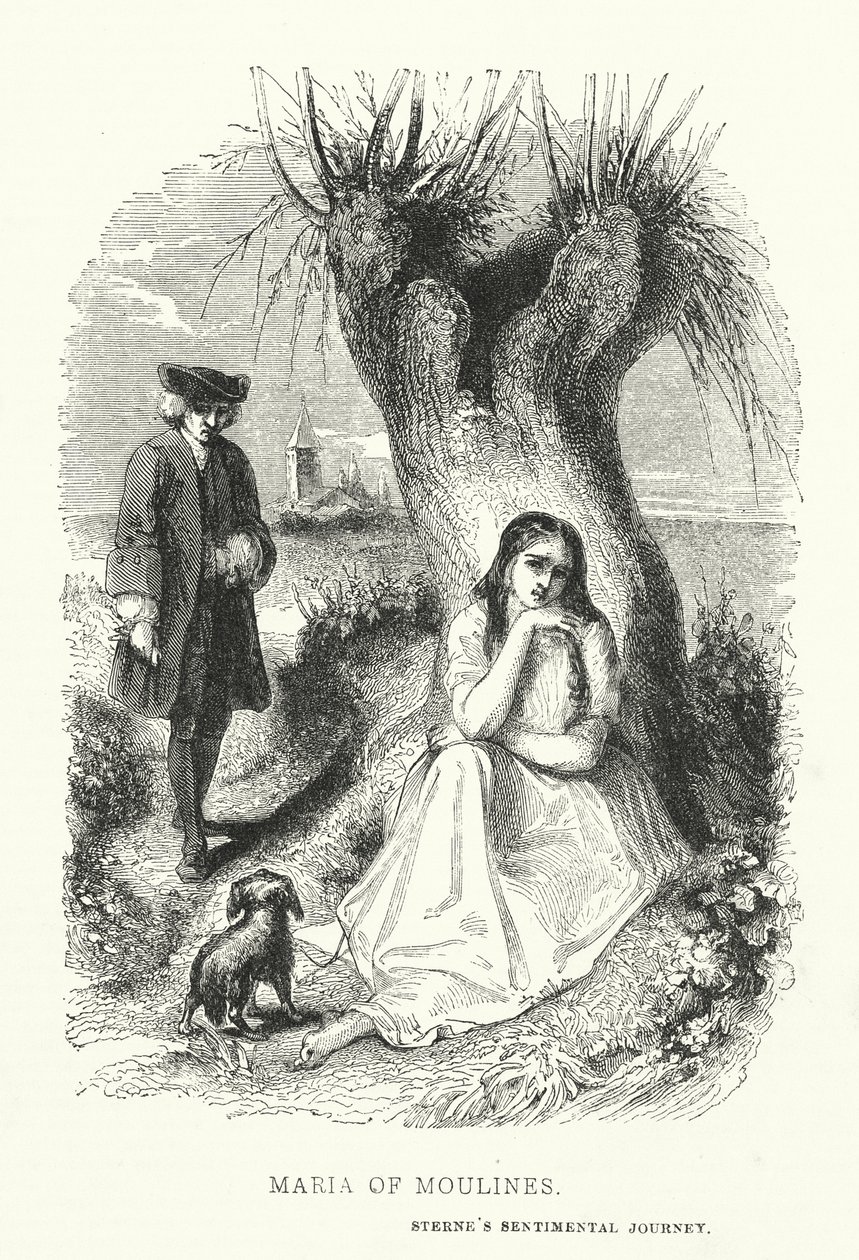 Maria von Moulines (Gravur) von English School