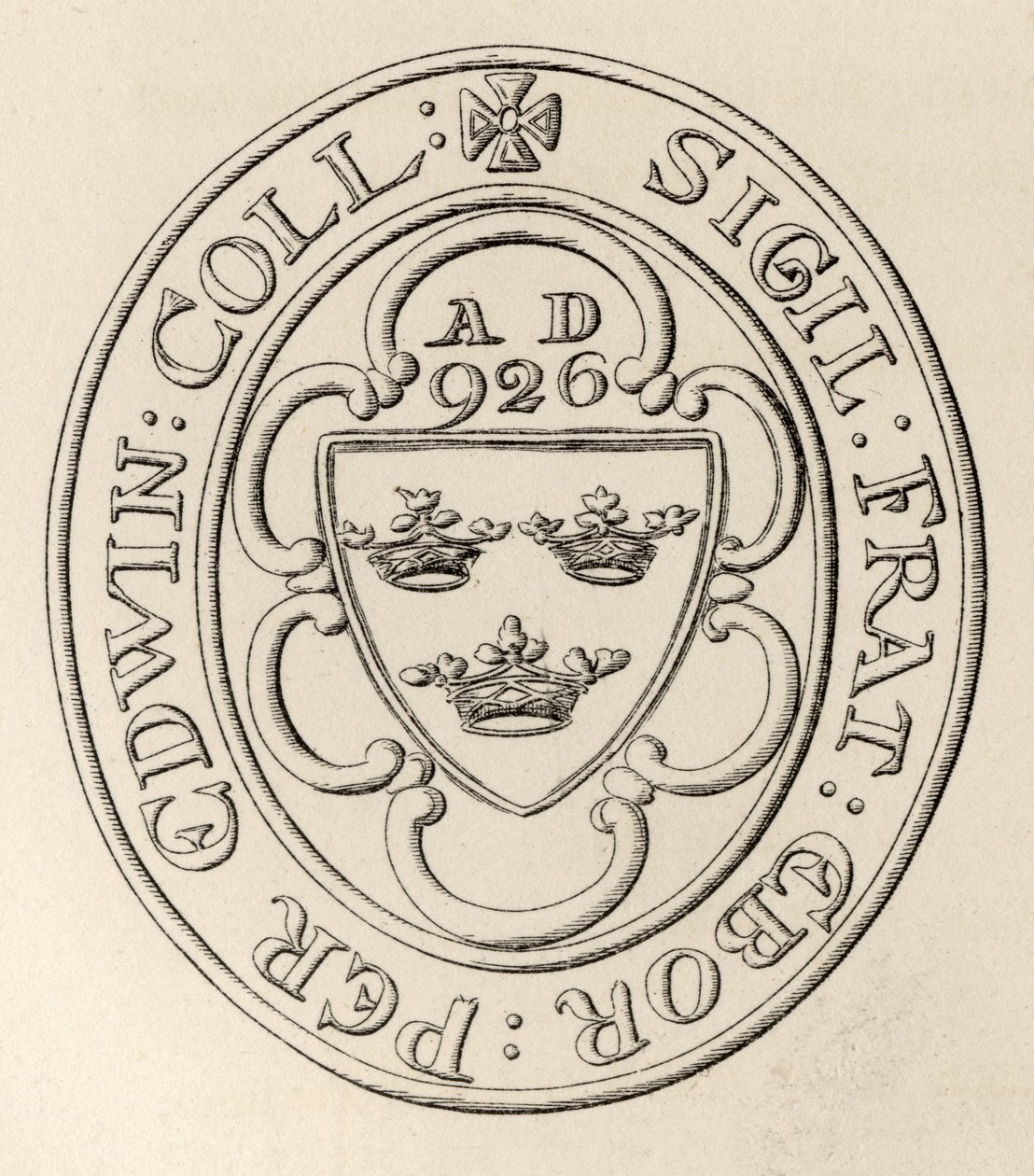 Freimaurersiegel der Grand Lodge of All England, York, ca. 1766, aus The History of Freemasonry, Band II, veröffentlicht von Thomas C. Jack, London, 1883 von English School
