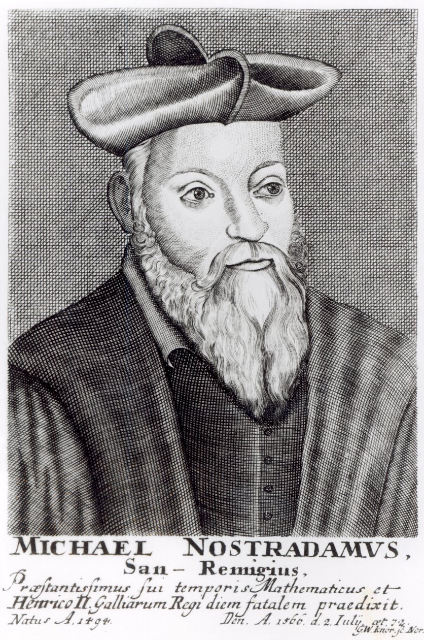 Michel Nostradamus (1503-66) von English School