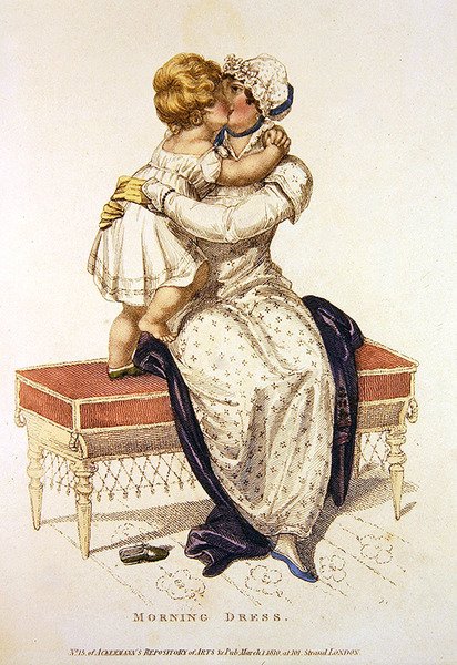 Morgenkleid, Modeplatte aus Ackermann