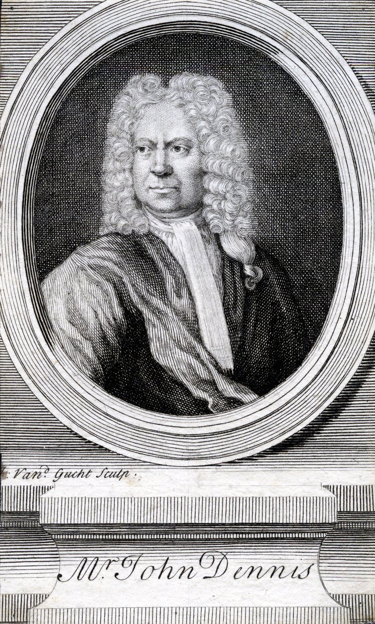 Mr. John Dennis (1658-1734) von English School