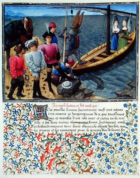 Herz, Verlangen und Großzügigkeit gehen am frühen Nachmittag an Bord des Bootes von Verlobung und Erwartung, Faksimile-Ausgabe von 