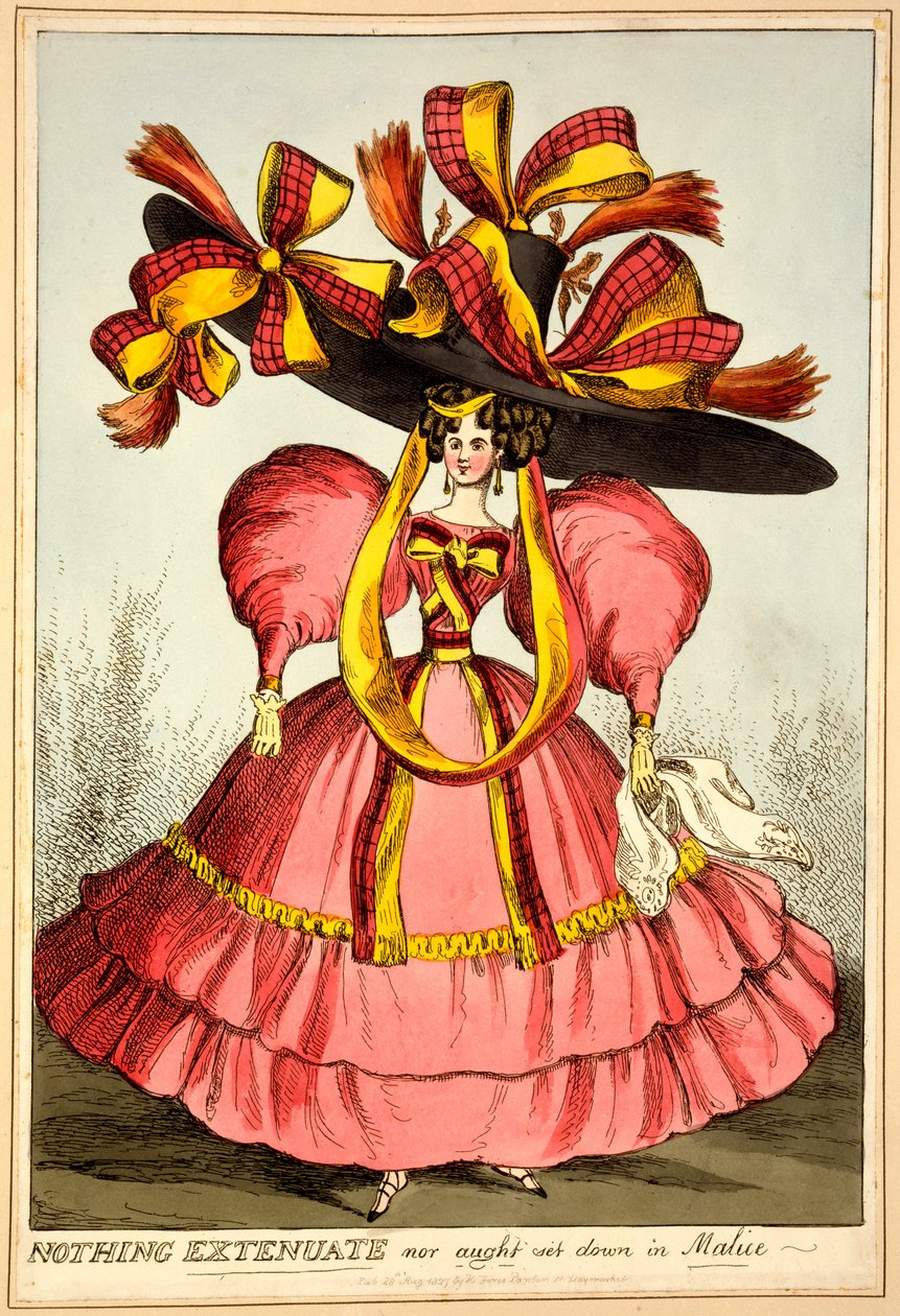 Nichts beschönigen noch etwas aus Bosheit hinzufügen, 1827 von English School