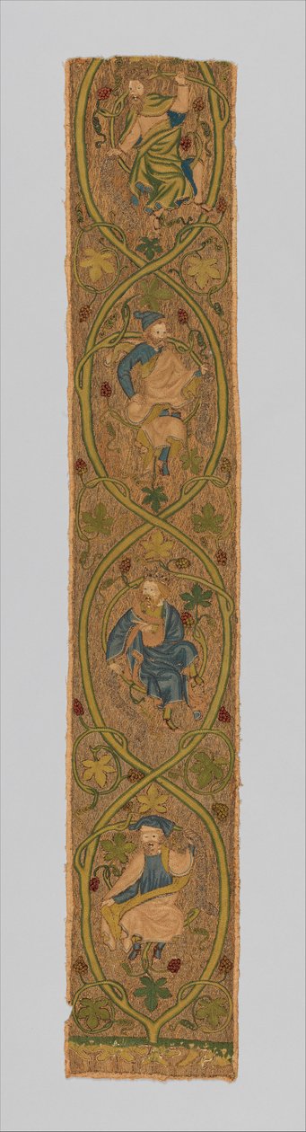Orphrey, drittes Viertel des 14. Jahrhunderts von English School