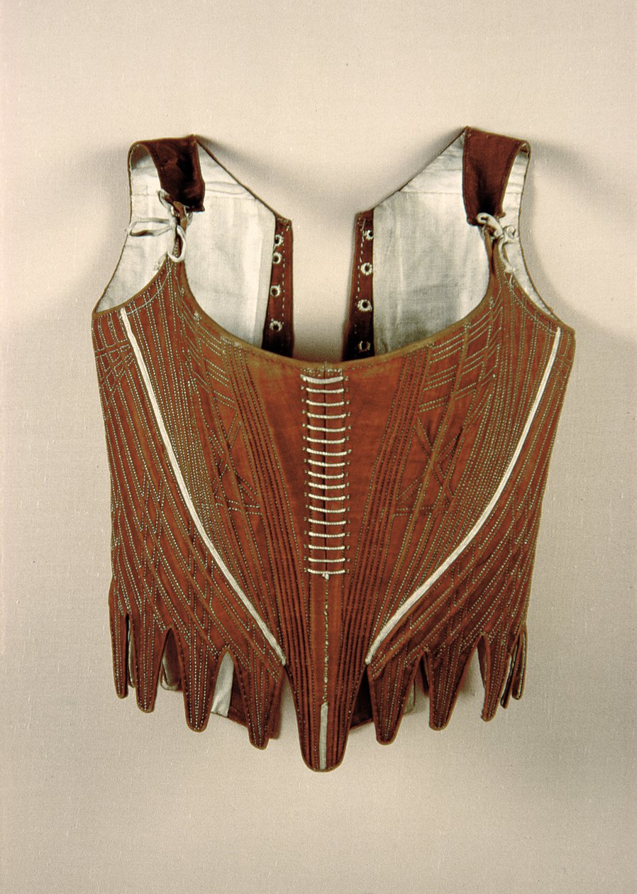 Paar Korsetts, ca. 1775 von English School