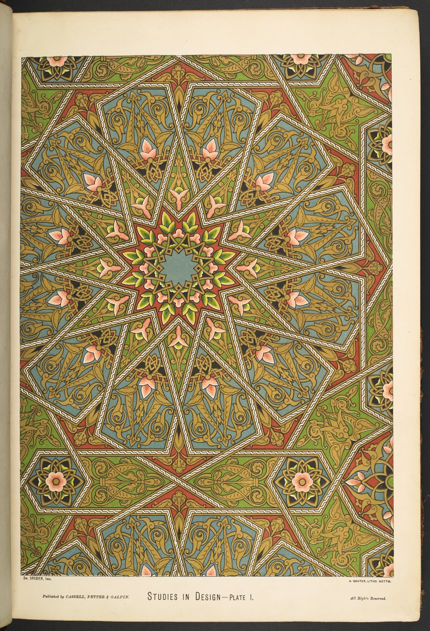 Tafel i, aus Studien im Design von English School