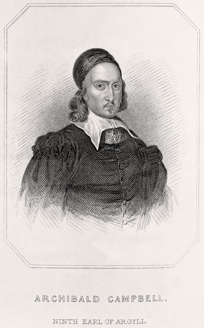 Porträt von Archibald Campbell, 9. Earl of Argyll von English School