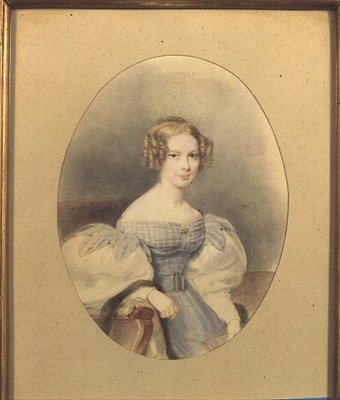 Porträt der Gräfin Elizabeth von Sandizell, bekannt als Lili, im Alter von 18 Jahren von English School