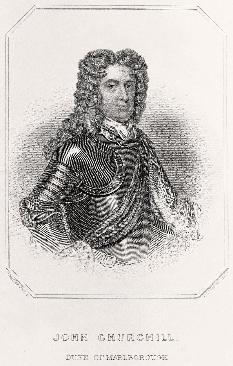 Porträt von John Churchill, Herzog von Marlborough von English School
