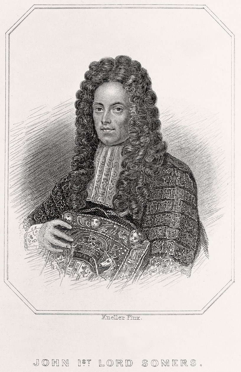 Porträt von John Somers, 1835 von English School