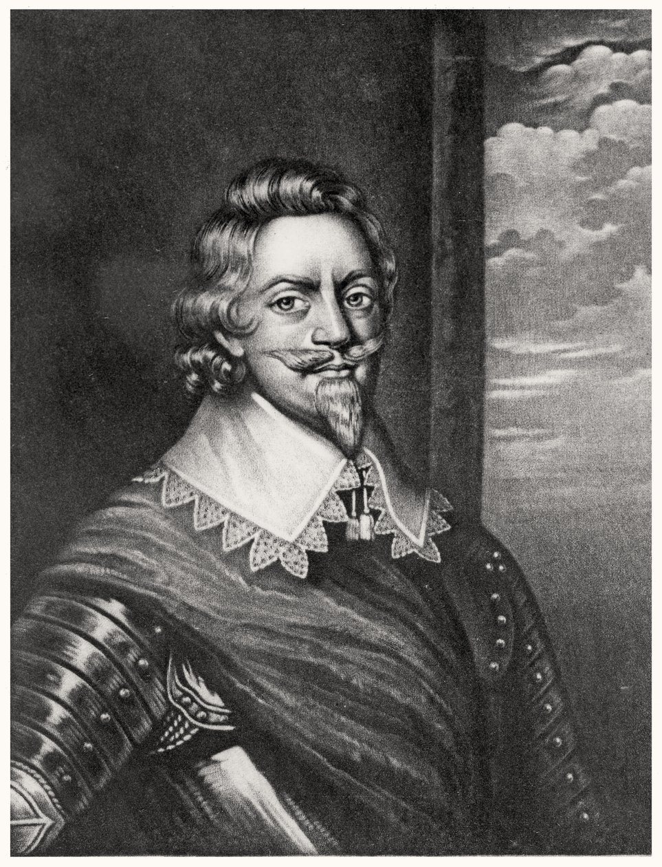 Porträt von Patrick Ruthven, Earl of Brentford (c.1573-1651) graviert von Richard Earlom (1743-1822) und Charles Turner (c.1773-1857) aus Illustrious Characters in British History (Mezzotint) von English School