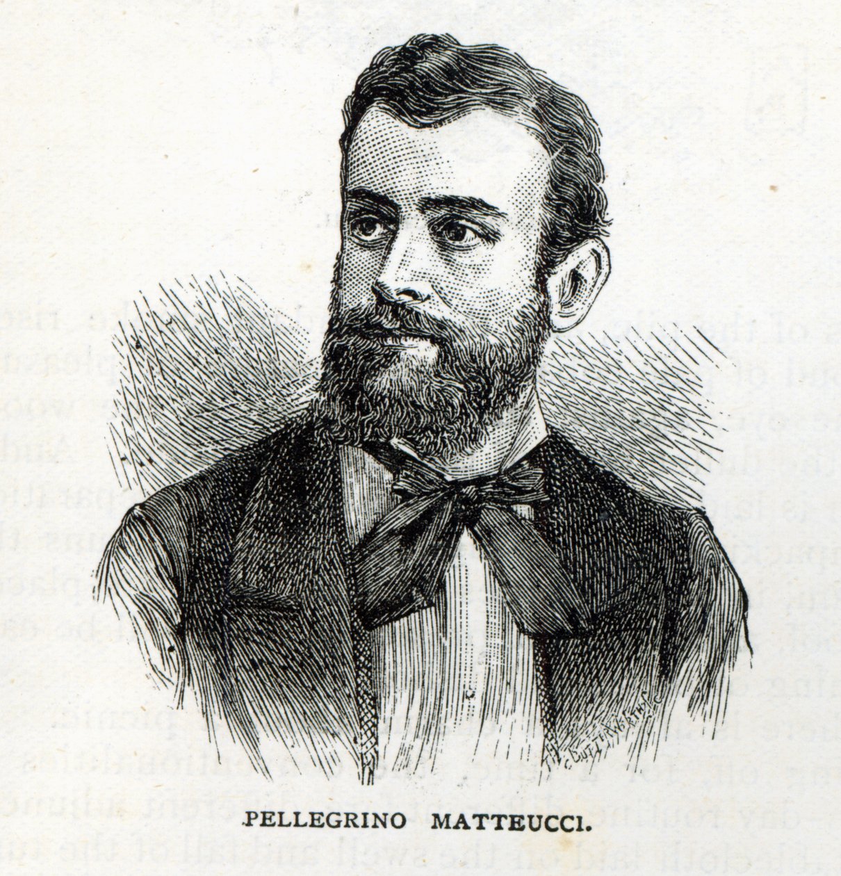 Porträt von Pellegrino Matteucci, aus 