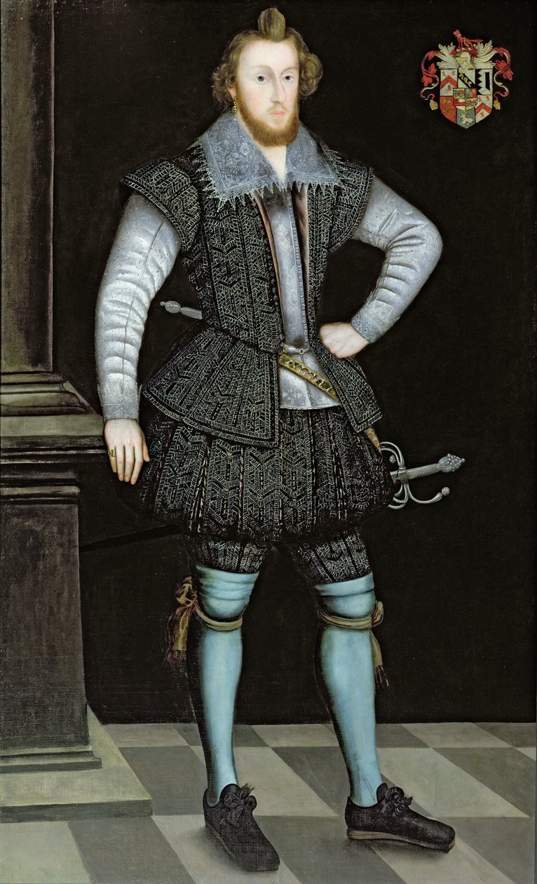Porträt von Sir Edward Fox von Gwrrnego von English School