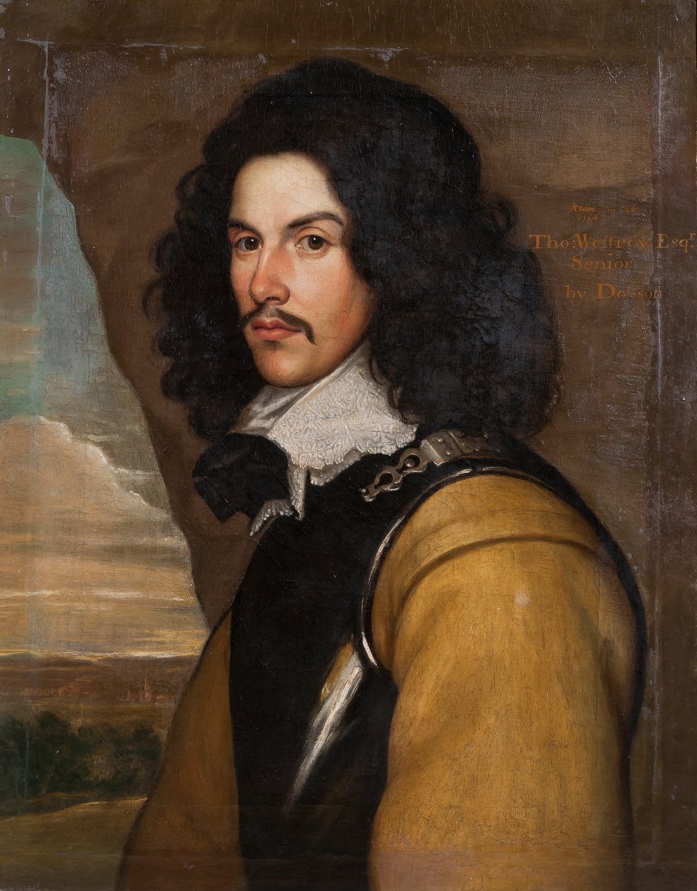 Porträt von Thomas Westrow aus Twickenham, Senior, 1643 von English School