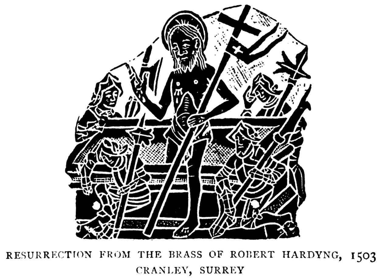 Auferstehung aus dem Messing von Robert Hardyng von English School