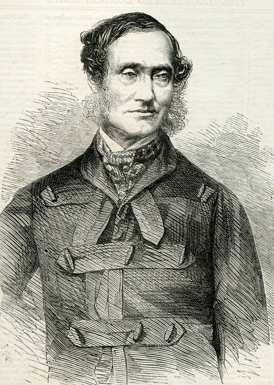 Rutherford Alcock (1809-97) aus den Illustrated London News, 23. Juli 1864 von English School