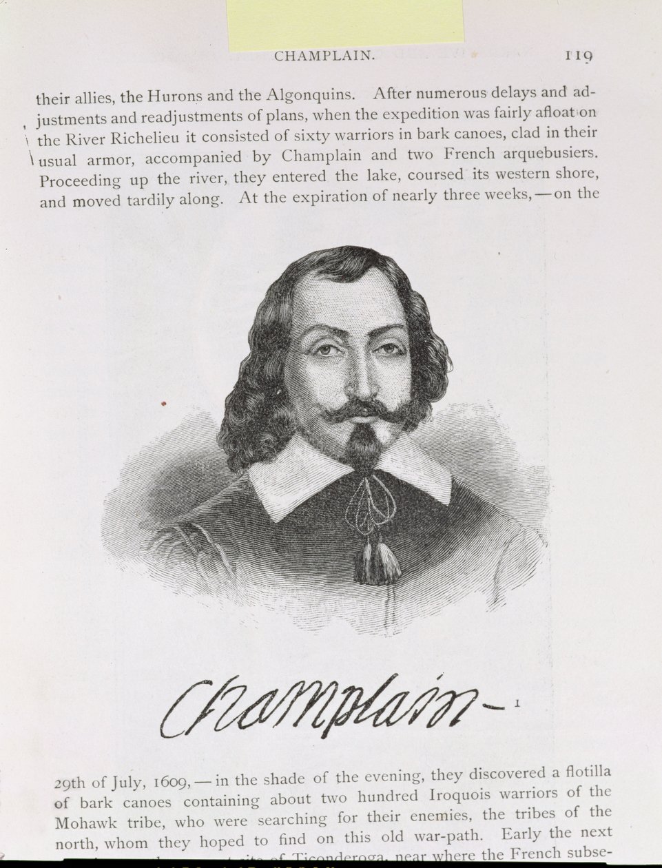 Samuel de Champlain (ca. 1567-1635) Illustration aus Band IV von 