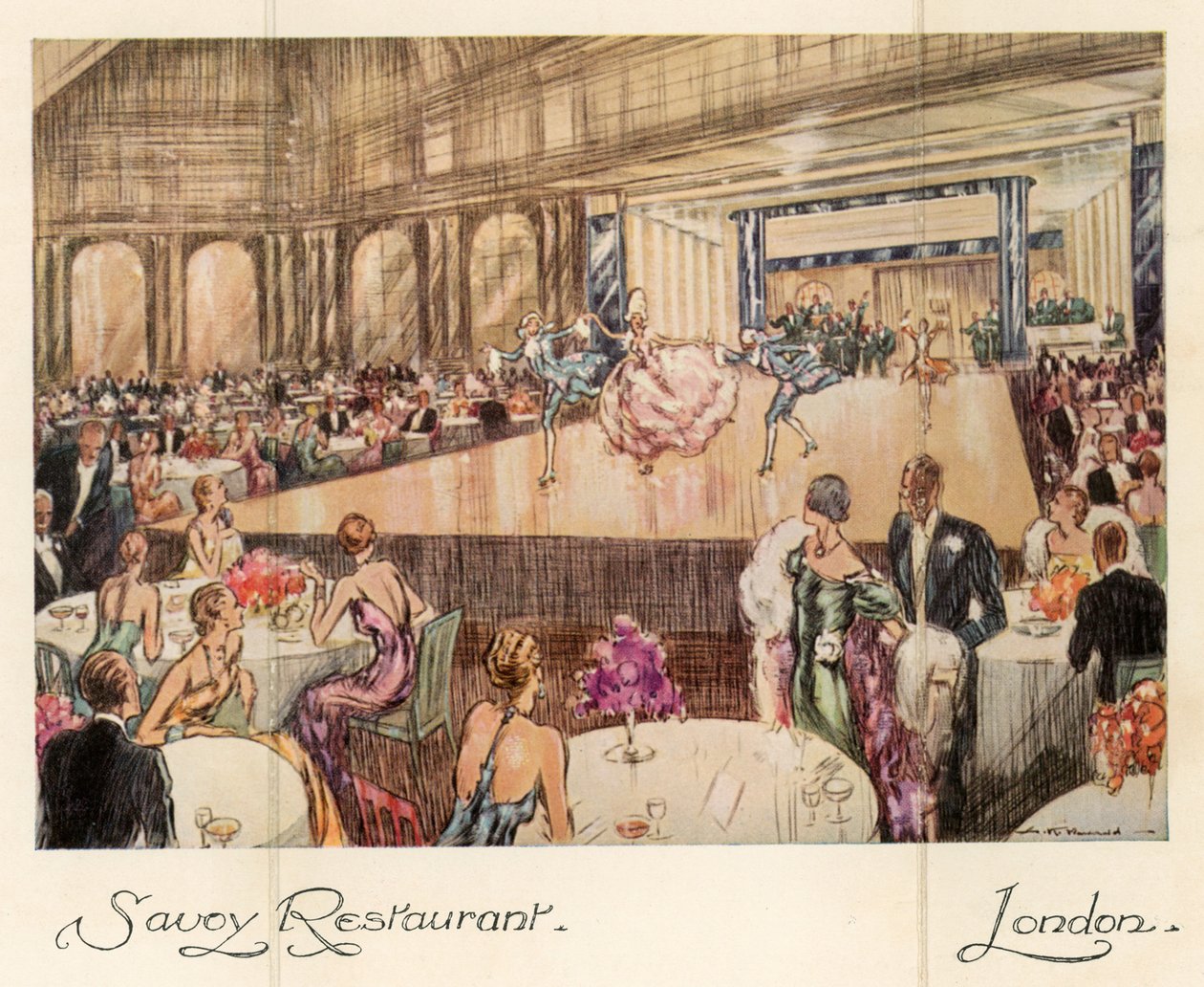 Savoy Restaurant, London von English School
