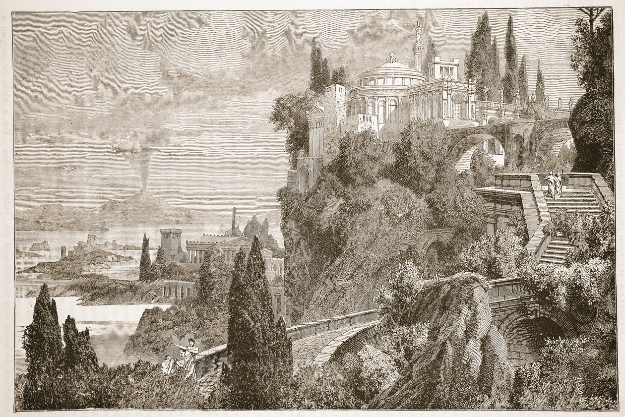 Landschaft bei Kap Misenum, nahe Baiae von English School