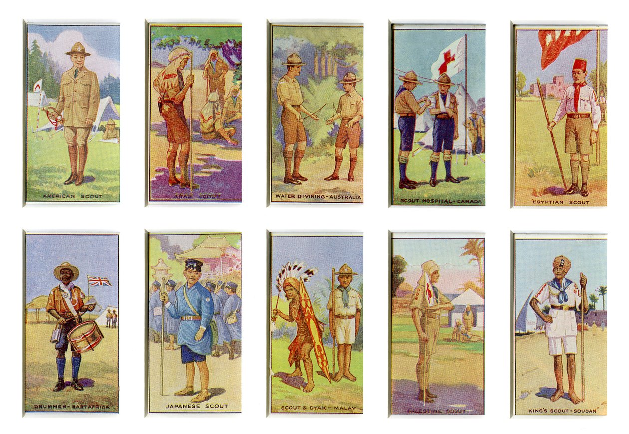 Pfadfinder aus aller Welt, 1923 von English School