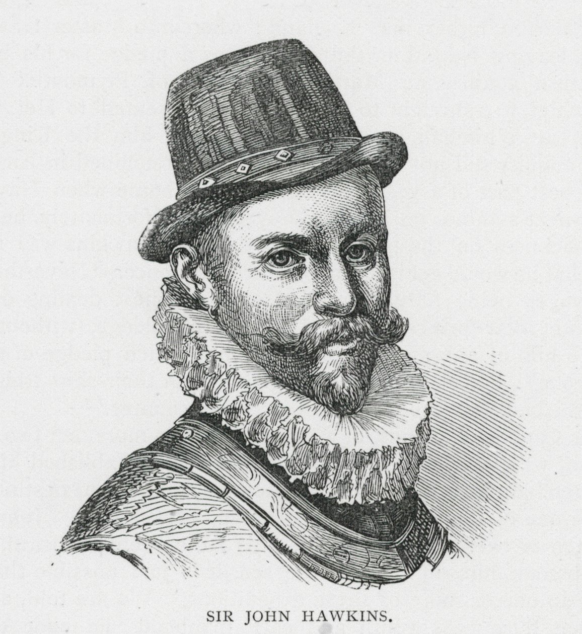 Sir John Hawkins (Gravur) von English School