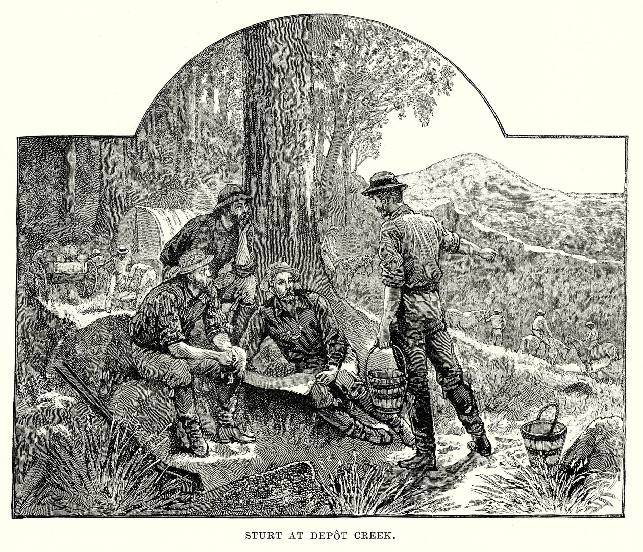 Sturt bei Depot Creek von English School