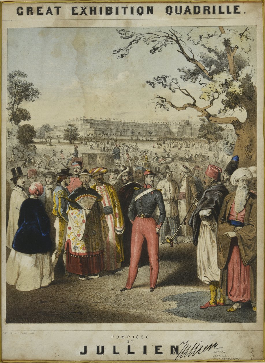 Die 1851 Union Polka. Respektvoll gewidmet dem mechanischen Genie aller Nationen von J.G. Jones, Meister der Band 16th Queens Lancers, 1851 von English School
