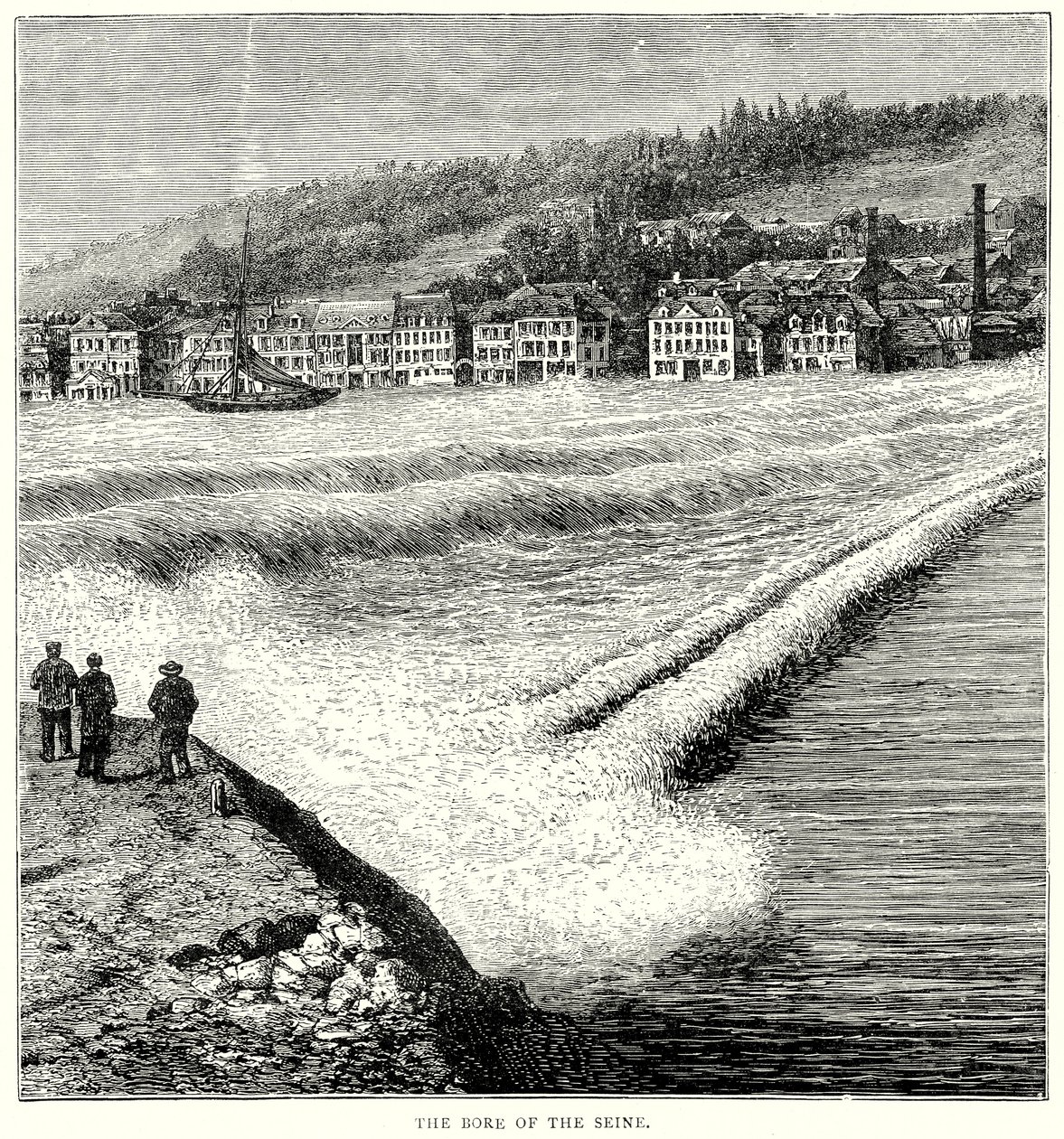 Die Flutwelle der Seine von English School