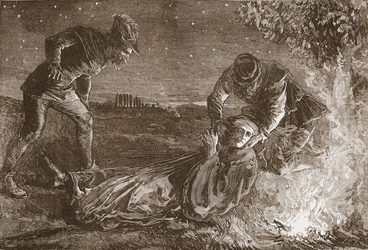 Der Tod von Zwingle, Illustration aus 
