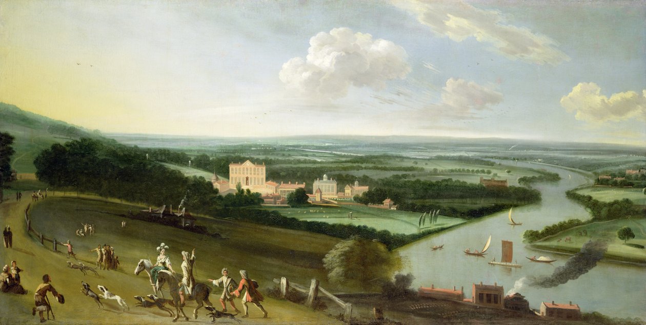 Das Haus des Earl of Rochester, New Park, Richmond, Surrey, ca. 1700-05 von English School