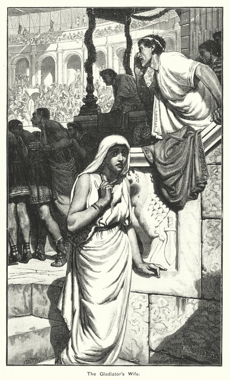 Die Frau des Gladiators von English School