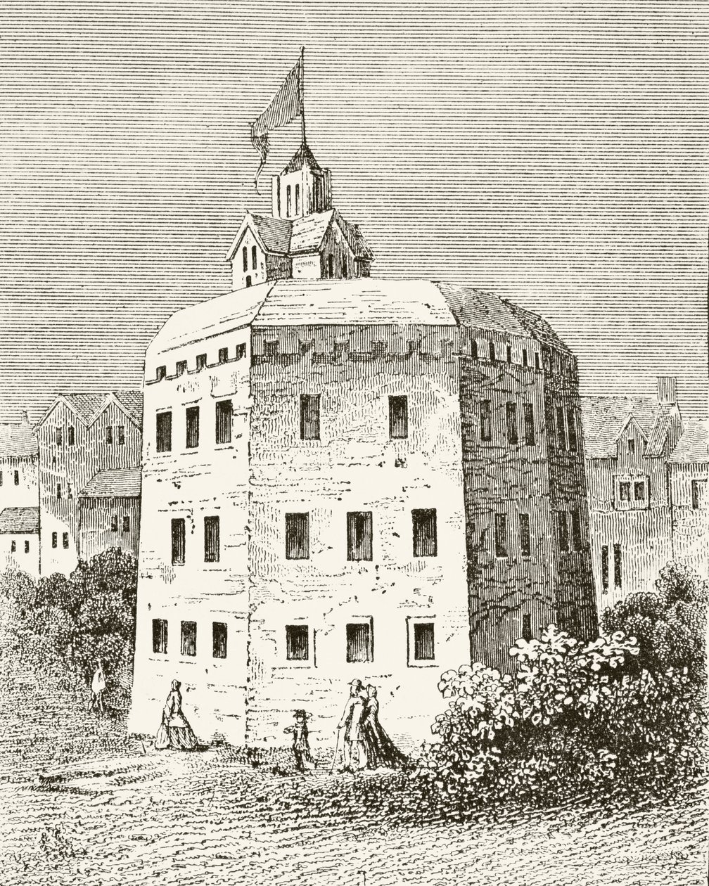 Das Globe Theatre, Southwark, aus 