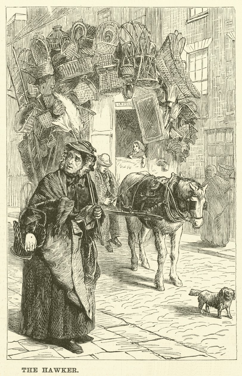 Der Hausierer (Gravur) von English School