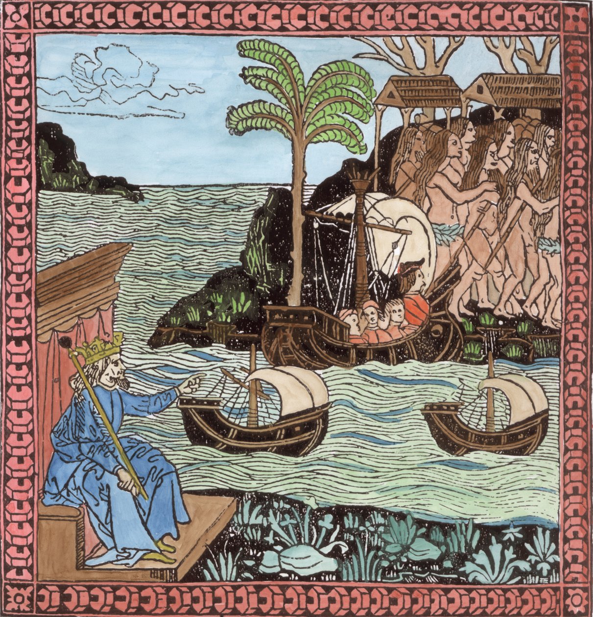 Die Landung von Kolumbus, aus Band II von 