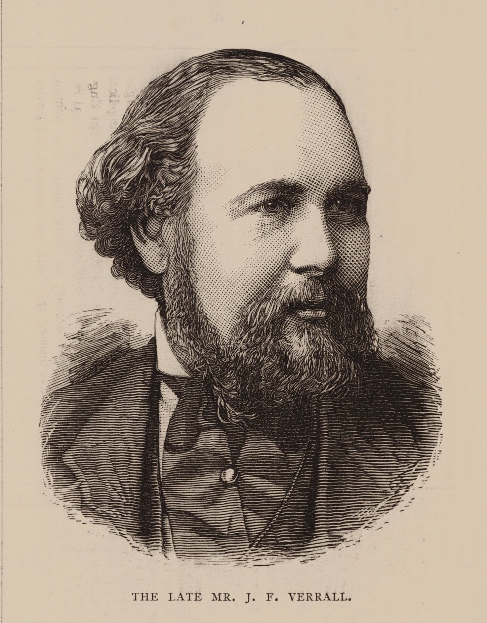 Der verstorbene Herr JF Verrall von English School