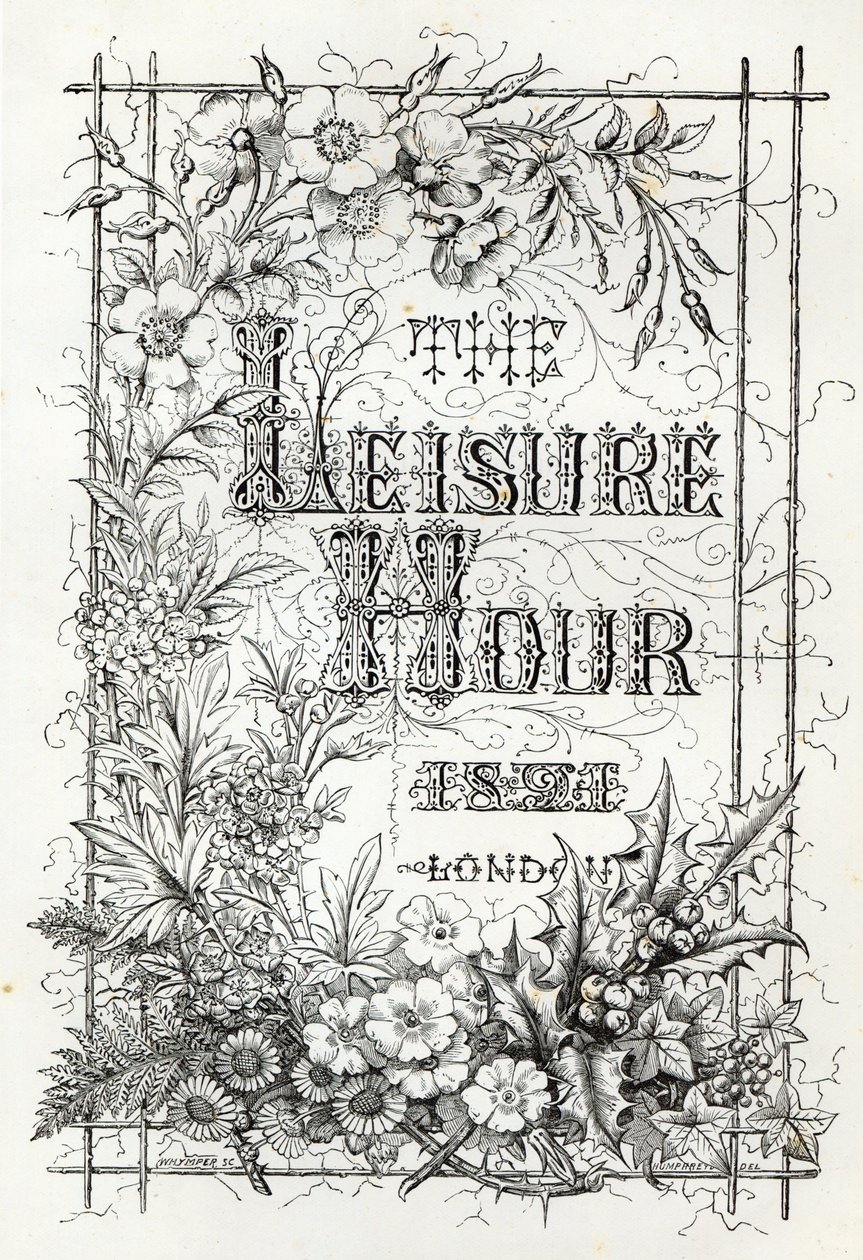 Die Freizeitstunde, London, 1891 von English School