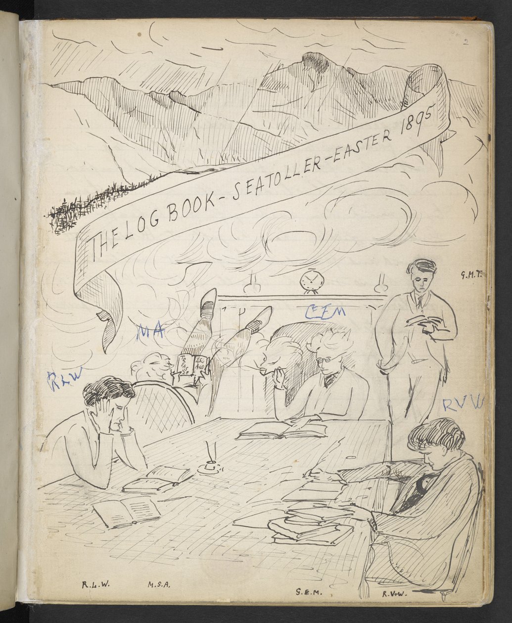 Das Logbuch, Seatoller, Ostern 1895 von English School