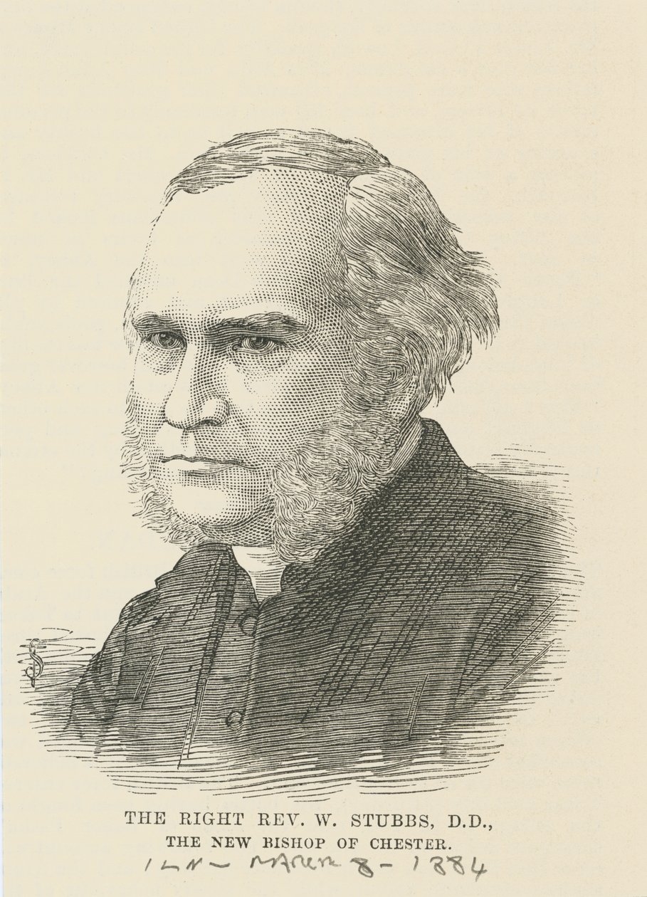 Der rechte ehrwürdige William Stubbs von English School