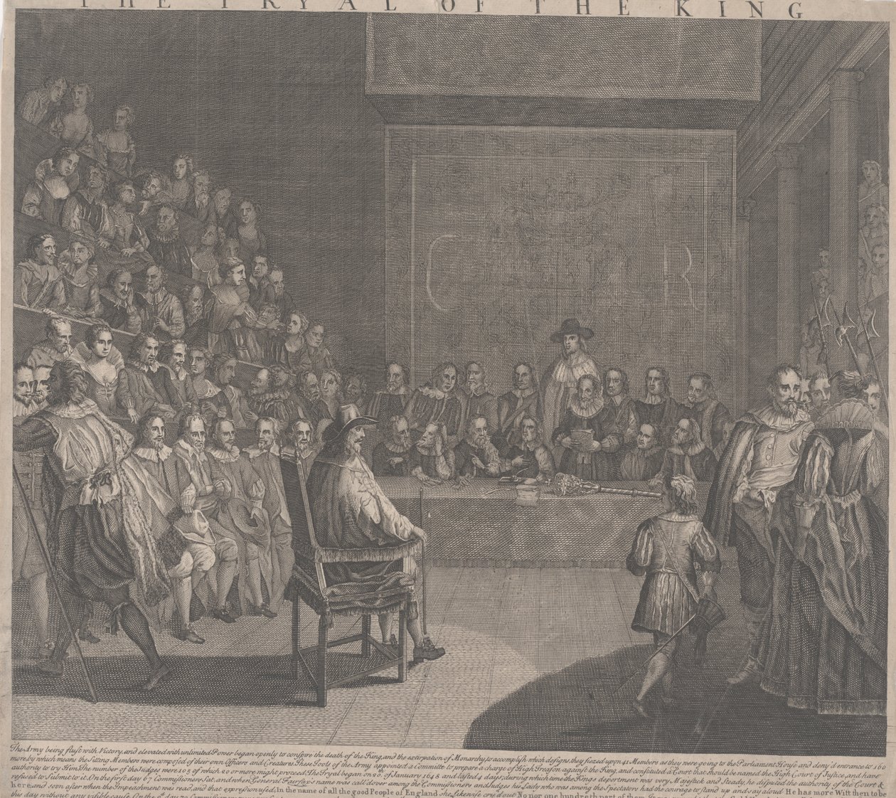 Der Prozess gegen König Karl I von English School