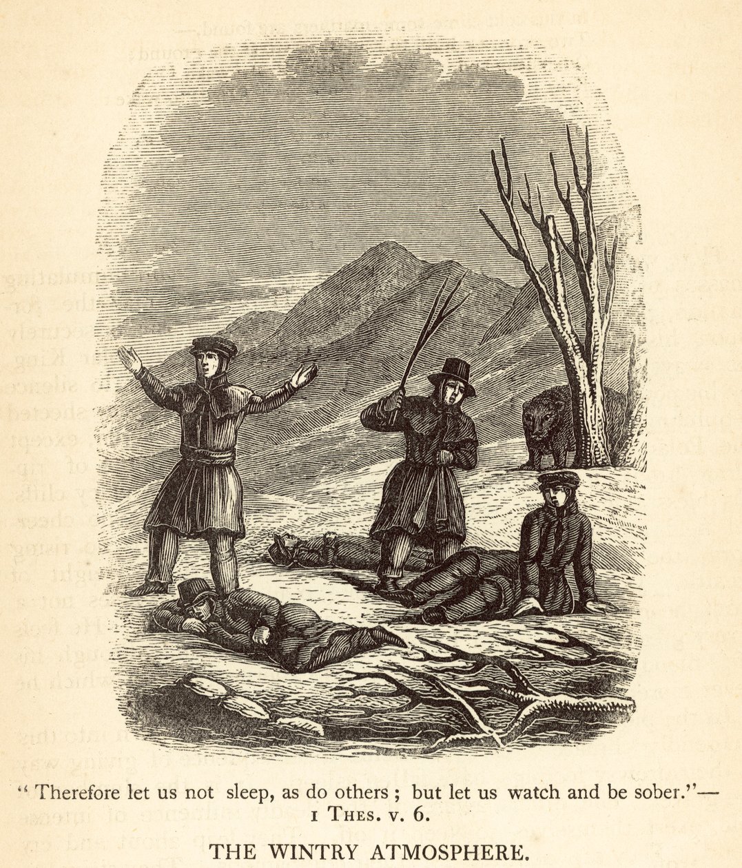 Die winterliche Atmosphäre von English School