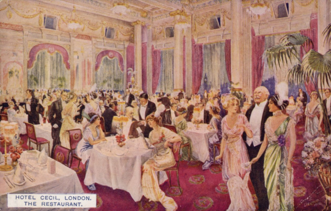 Das Restaurant, Hotel Cecil, London von English School