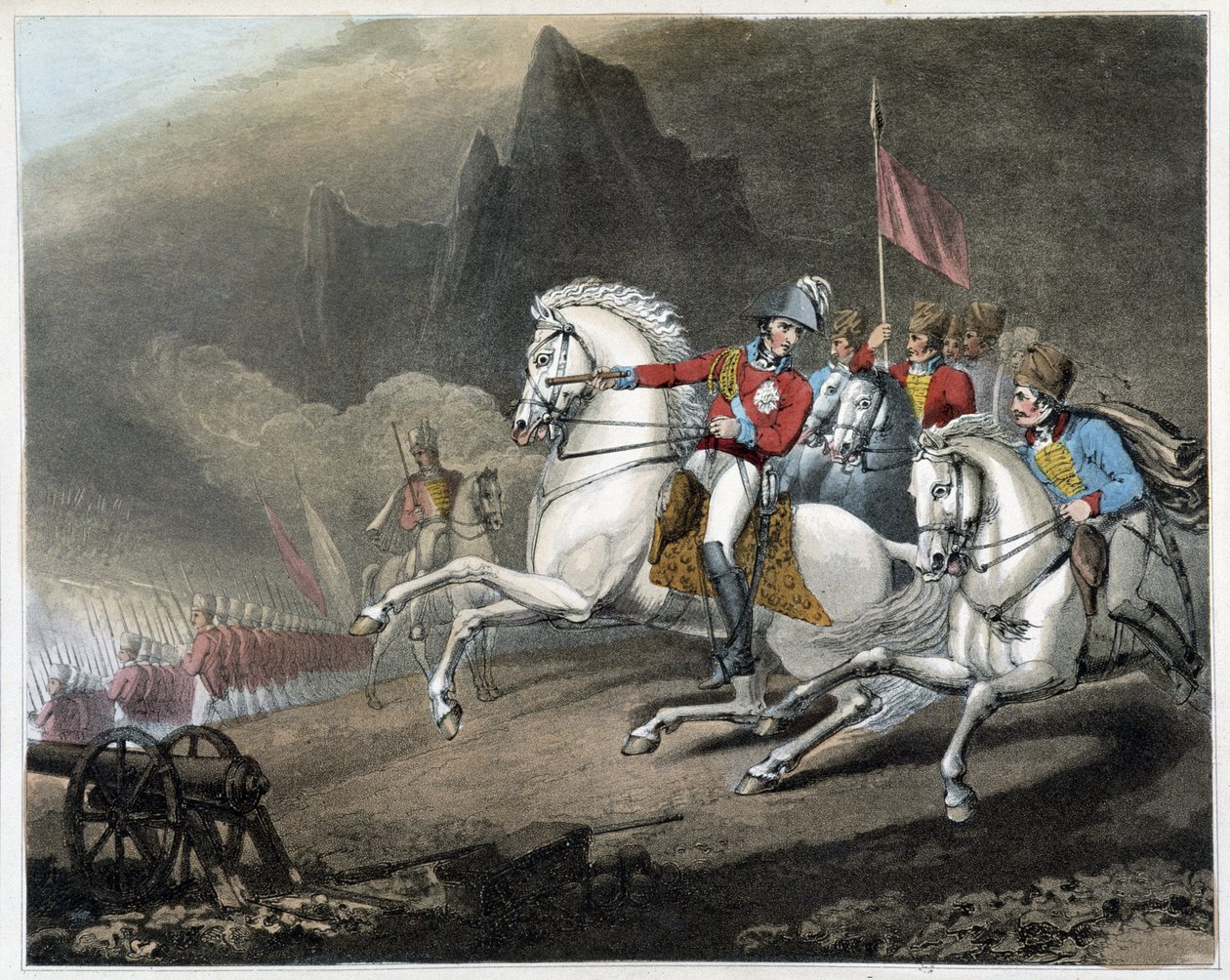 Die Siege des Herzogs von Wellington (aus den Platten von R. Westall), London, hrsg. von Thomas Davidson von English School
