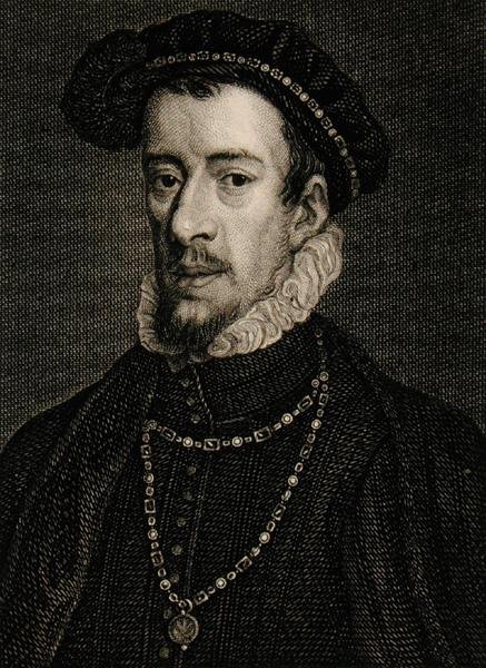 Thomas Howard (1536-72) 4. Herzog von Norfolk (Stich) von English School