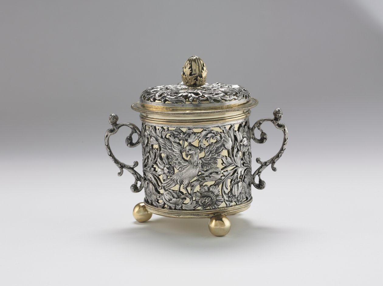 Zweihandbecher, 1677 von English School