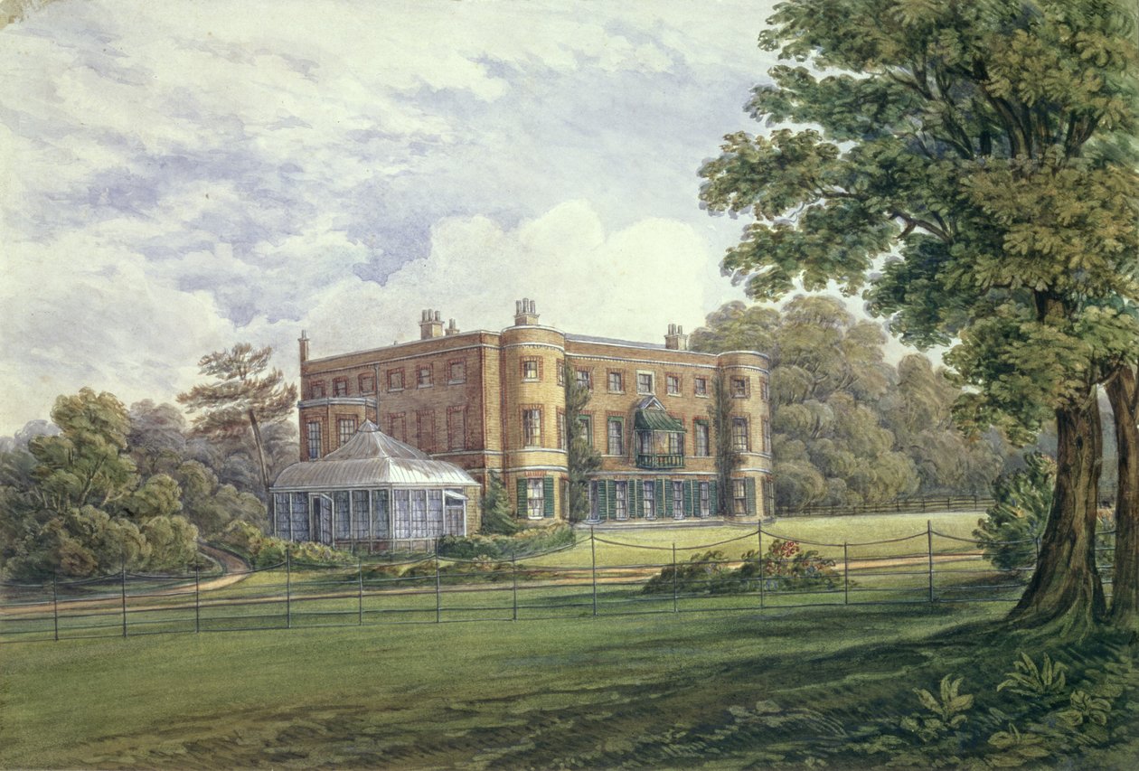 Valentines House, Ilford, Essex, um 1835 von English School