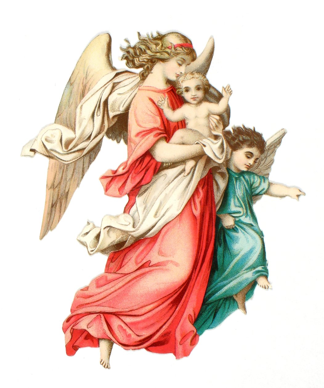 Viktorianisches Scherenschnitt-Relief des Christkindes, ca. 1880 von English School