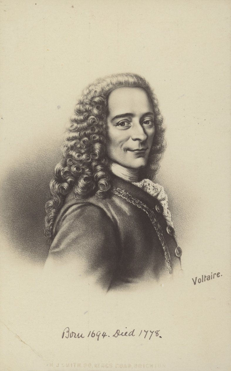 Voltaire, französischer Schriftsteller, Philosoph und Dramatiker von English School